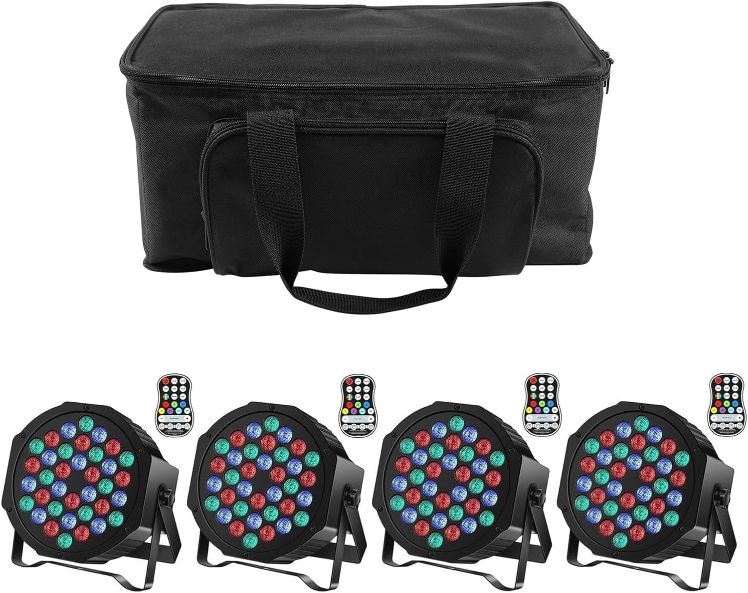 HOLDLAMP Rechargeable Par Lights 36W RGB for Events and Parties