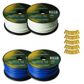 Harmony Audio 12 Gauge Power/Ground Wire 4 Rolls 400 ft - Reliable