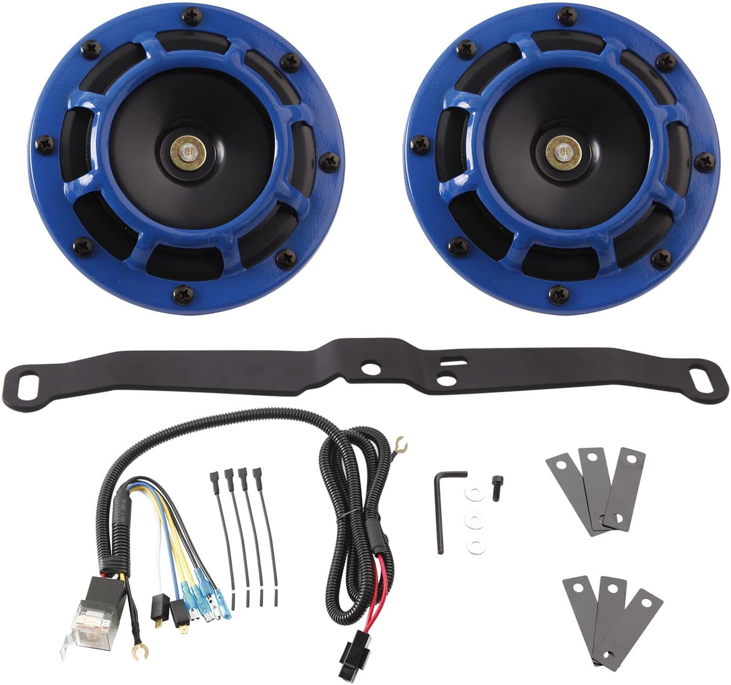 FARBIN Waterproof Car Horn Kit with Loud Super Tone Performance