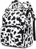 Cow Print Women Laptop Backpack - Spacious 15.6 in Laptop Bag