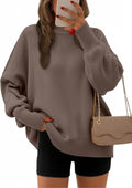 EFAN Women's Oversized Sweater 2025 Fall Crewneck Pullover