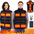 Heated Vest for Men with 11 Heating Zones for Outdoor Use