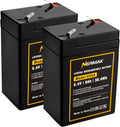6V 6Ah LiFePO4 Battery 2 Pack - Long Life Replacement for Ride-Ons