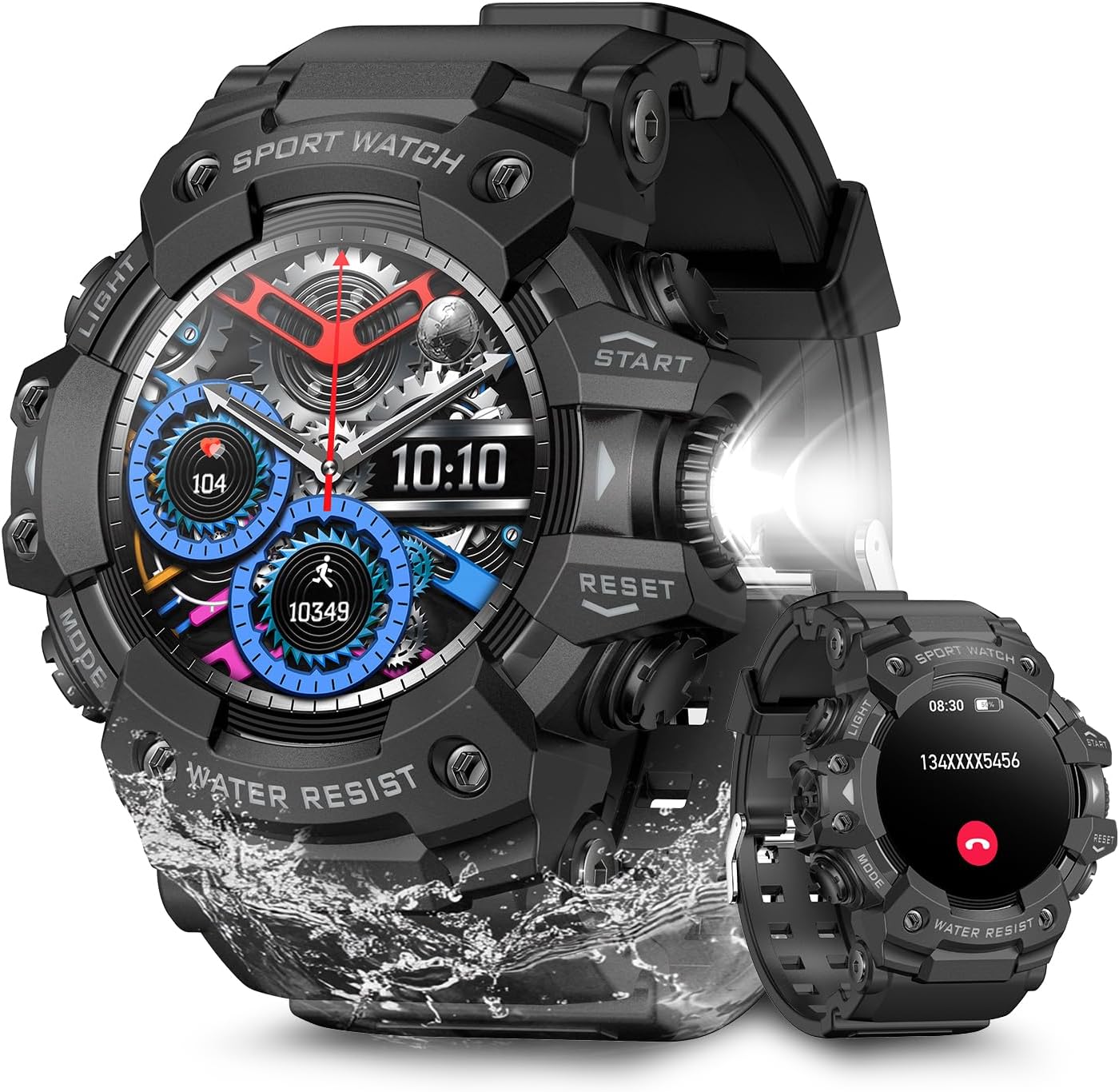 Military Smart Watches for Men with Health Tracking Features