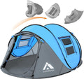 4 Person Easy Pop Up Tent for Camping and Hiking Adventures