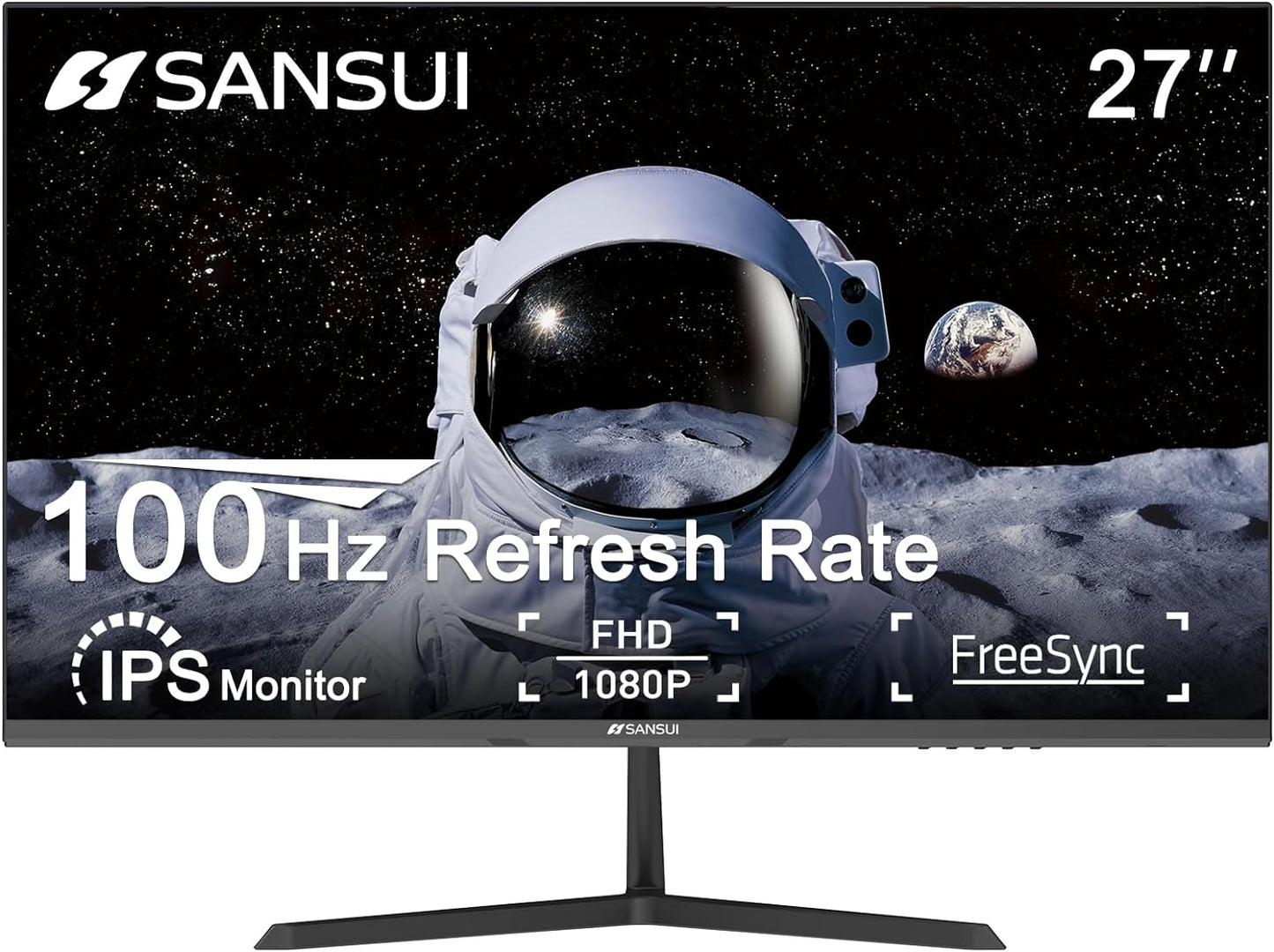 SANSUI 27 Full HD Monitor, 100Hz Refresh Rate