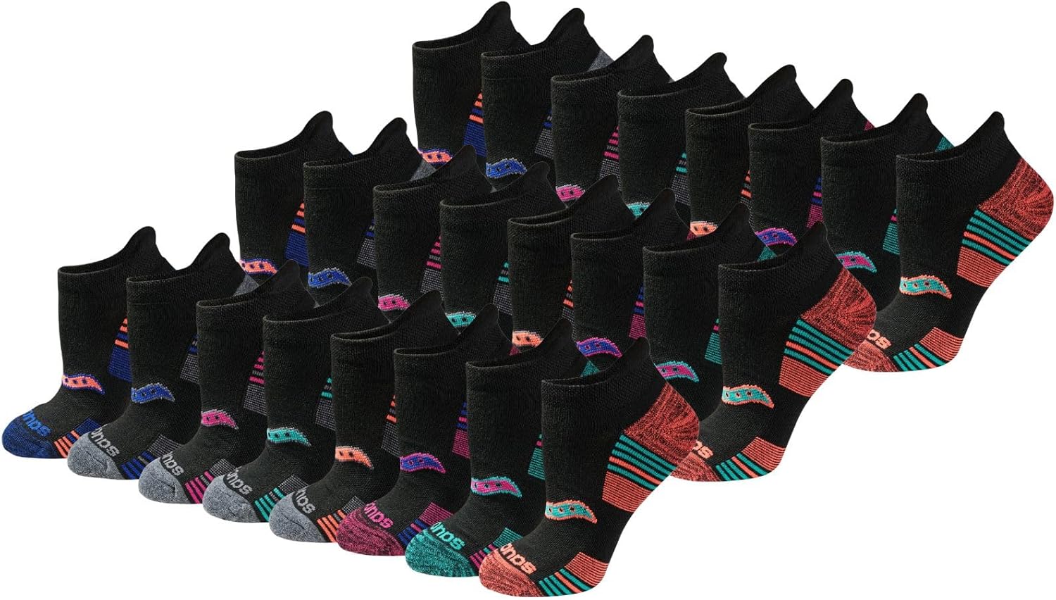 Saucony Women's RunDry Performance Heel Tab Athletic Socks Review