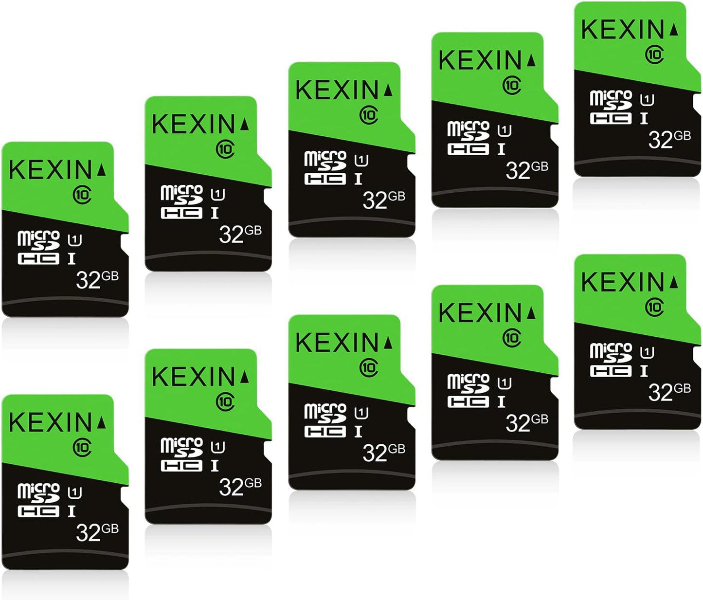 10 Pack 32GB Class 10 Ultra Micro SD - Fast Memory Boost