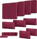 Outdoor Chair Cushion Covers 9Pcs for 5 Pack Patio Set - Waterproof