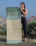 Indian Handmade 100% Organic Anti Skid Multi Colour Cotton Yoga Mat
