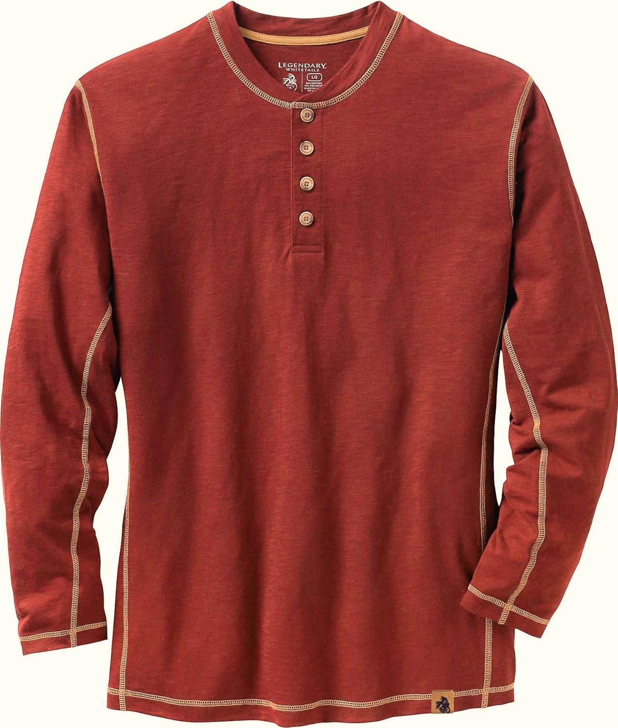 Legendary Whitetails Men's Henley Shirt for Casual Comfort
