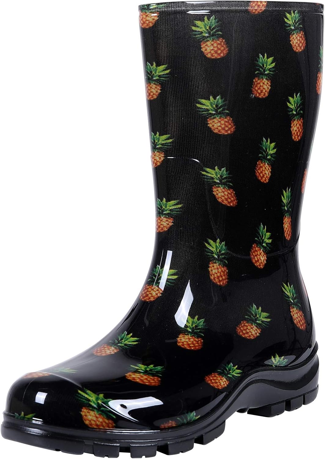 Asgard Women's Mid Calf Rain Boots for Stylish Outdoor Wear