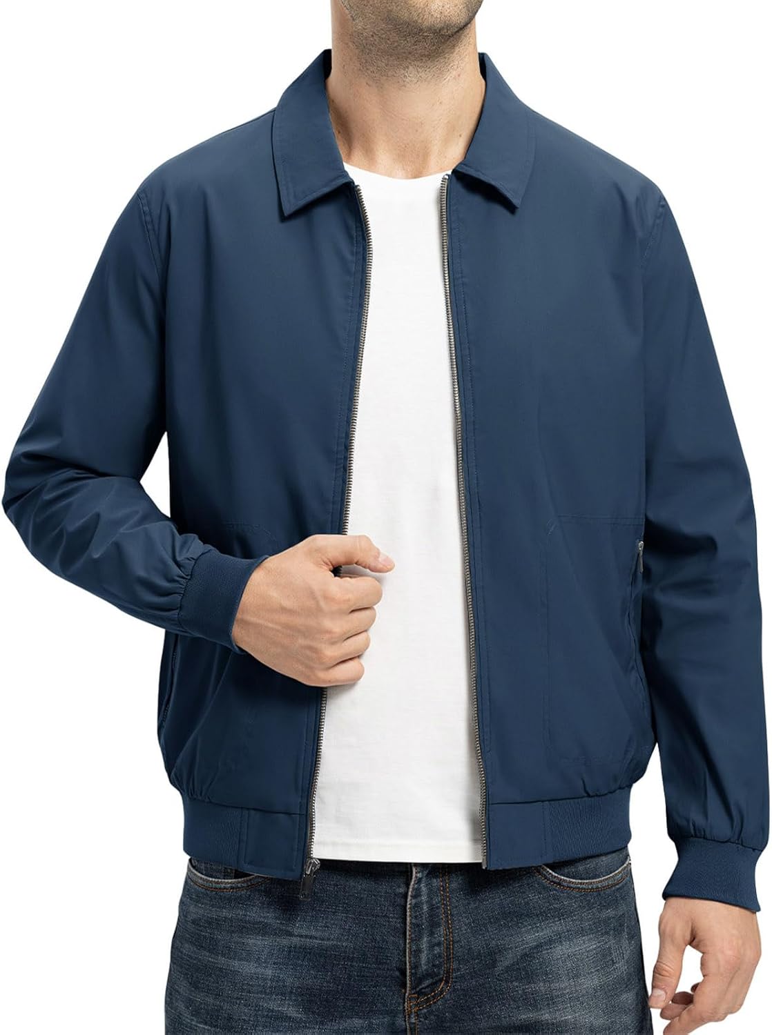 TBMPOY Mens Lightweight Jackets for Stylish Fall Activities
