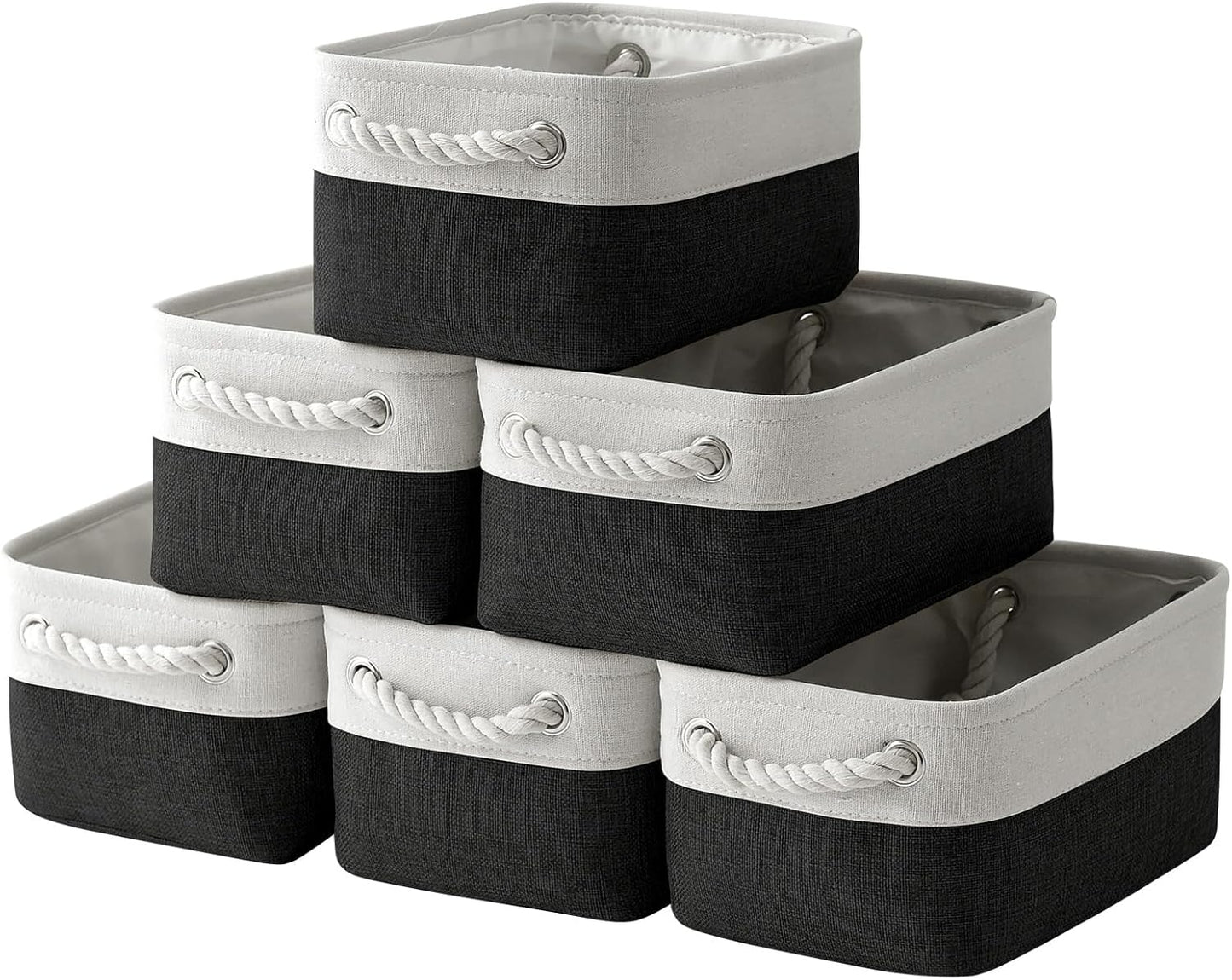 TheWarmHome Storage Bins for Shelves - Organize Your Space