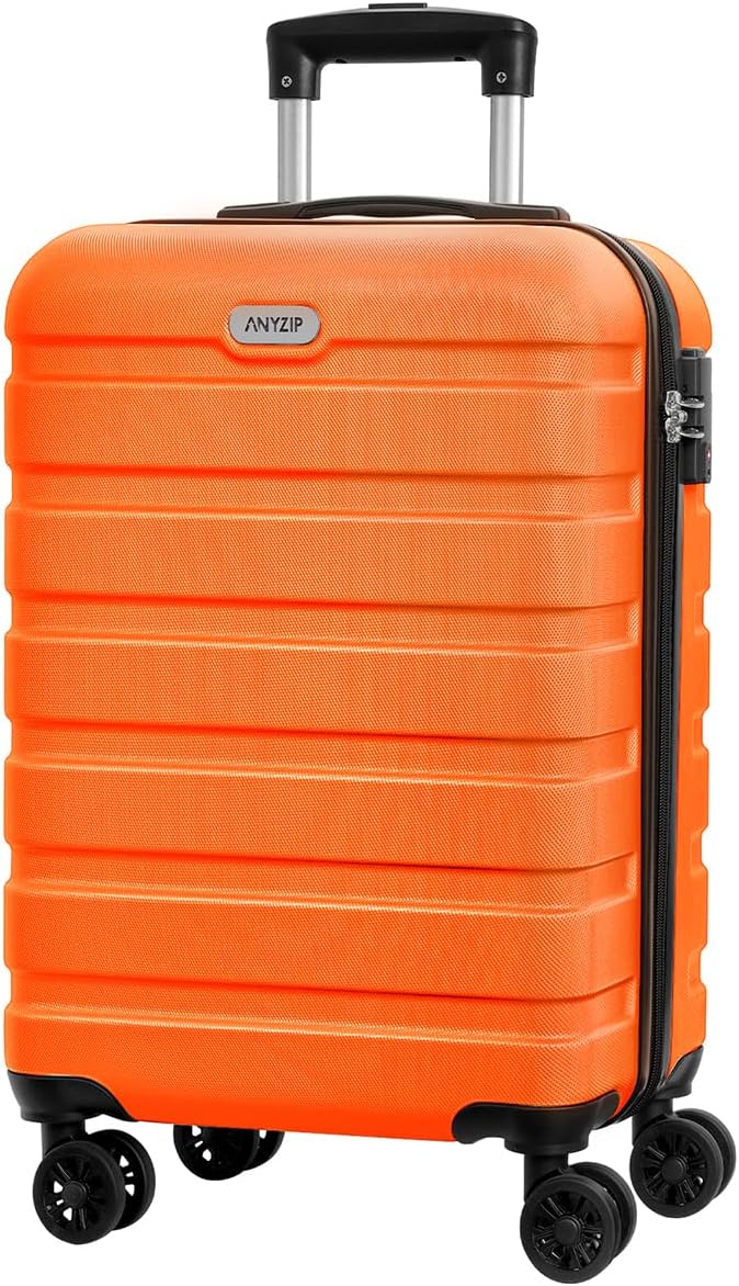 AnyZip Lightweight 20 Inch Hardside Suitcase with TSA Lock