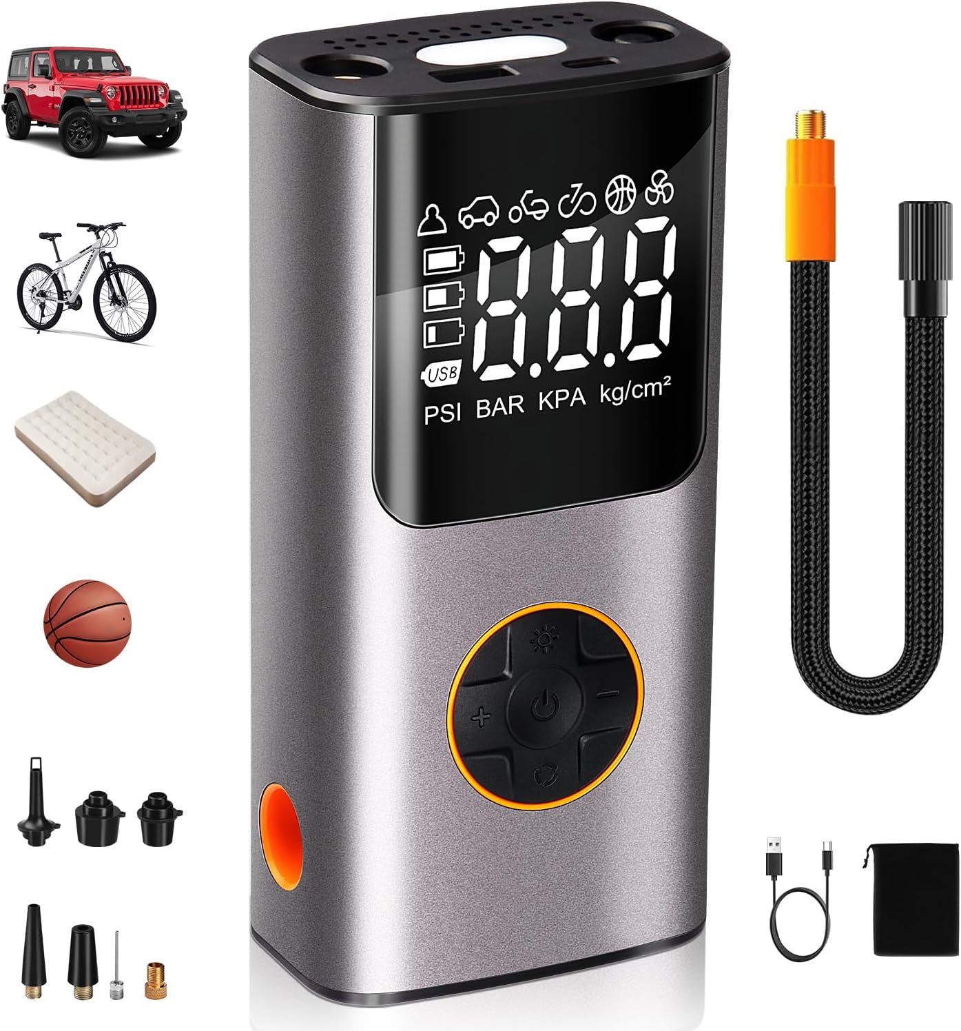 Omont Portable Tire Inflator - 150 PSI Fast Pump