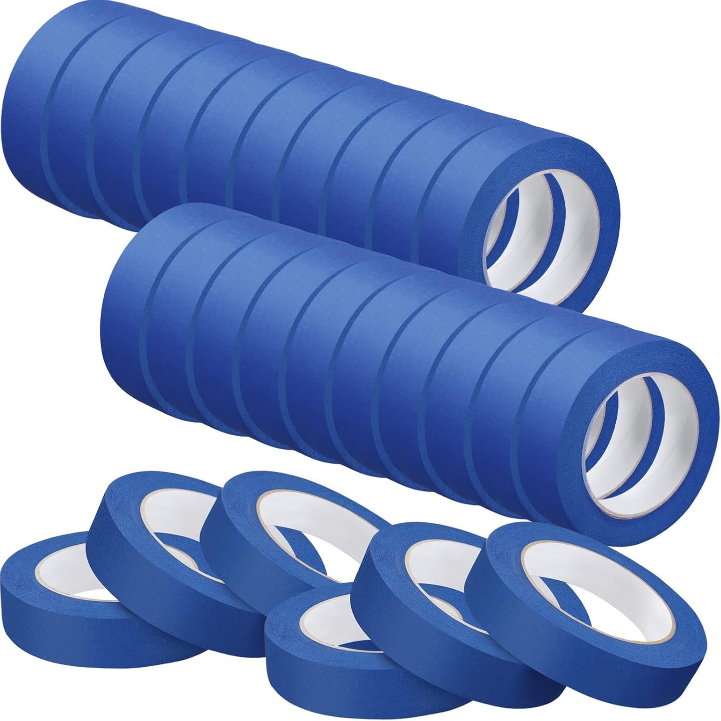 Fainne 36 Rolls Blue Painters Tape for Safe Wall Painting