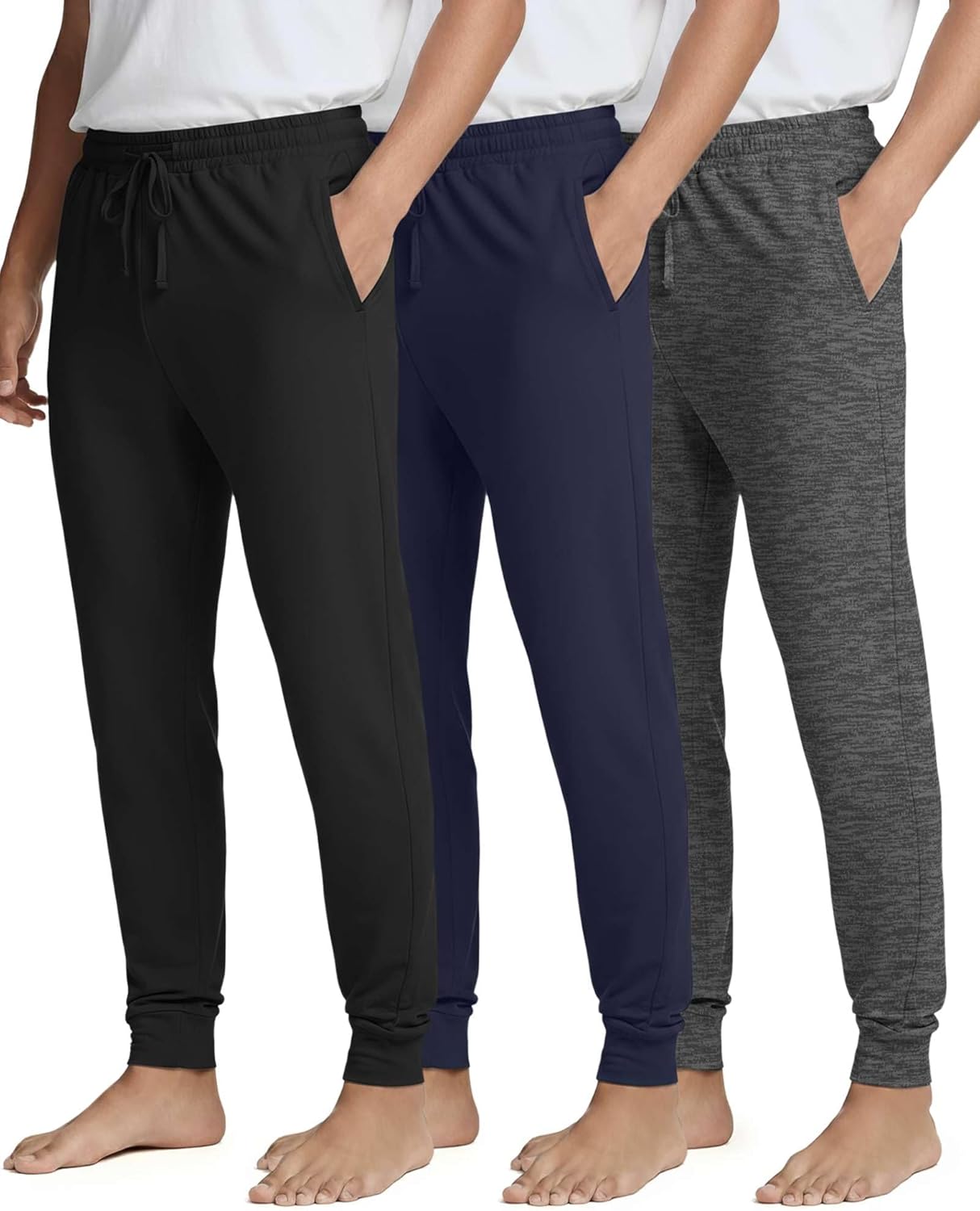 Men's Soft Lounge Sleep Joggers with Pockets for Comfort