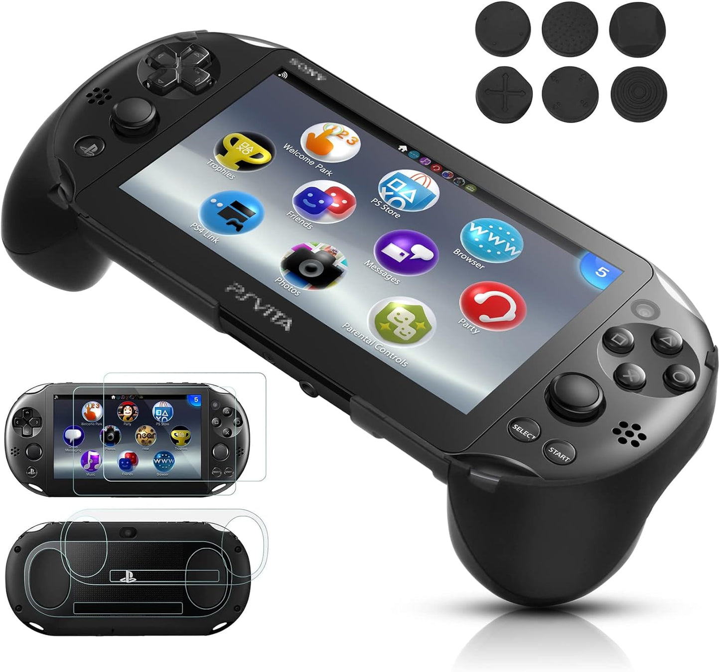 Hand Grip Handle Joypad Protective Case for PS Vita 2000 Console