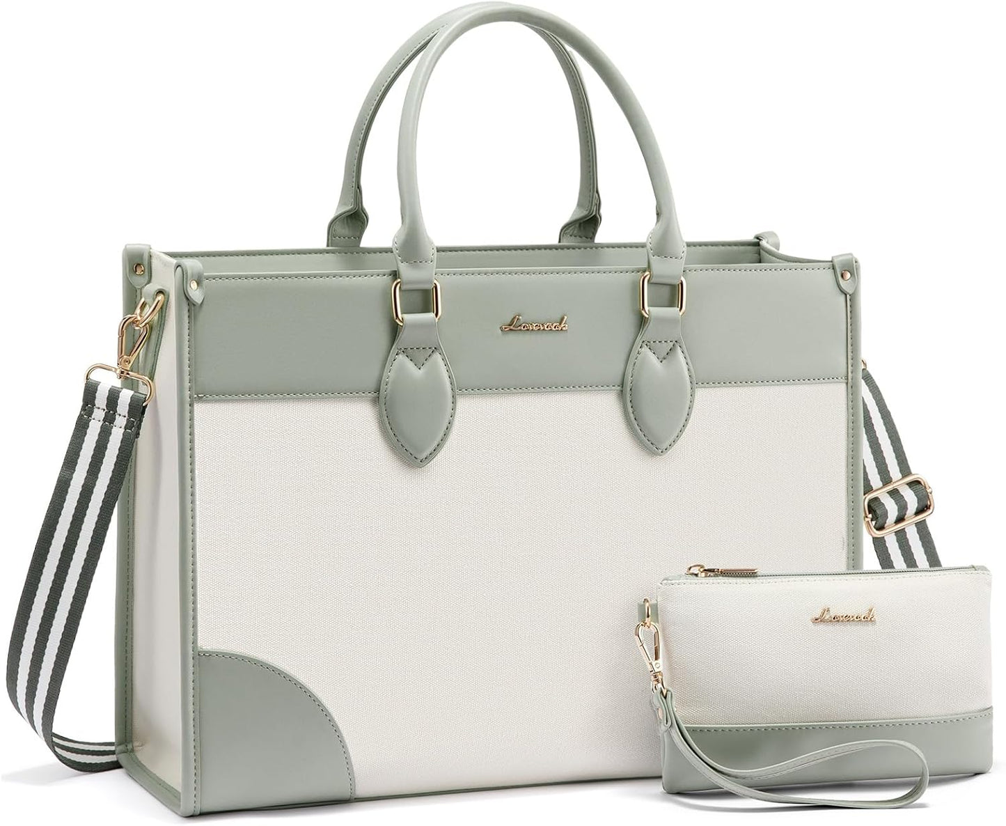 LOVEVOOK Laptop Bag for Women: Stylish, Waterproof Tote Bag