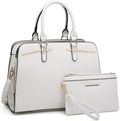 Women Handbag Wallet Tote Shoulder Hobo Bag Set with 3 Compartments