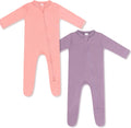 HAPIU Rayon from Bamboo Baby Footed Pajamas - Soft 2-Way Zipper