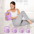 RUNWE 3 Handle Kettlebells for Core Fitness and Weightlifting