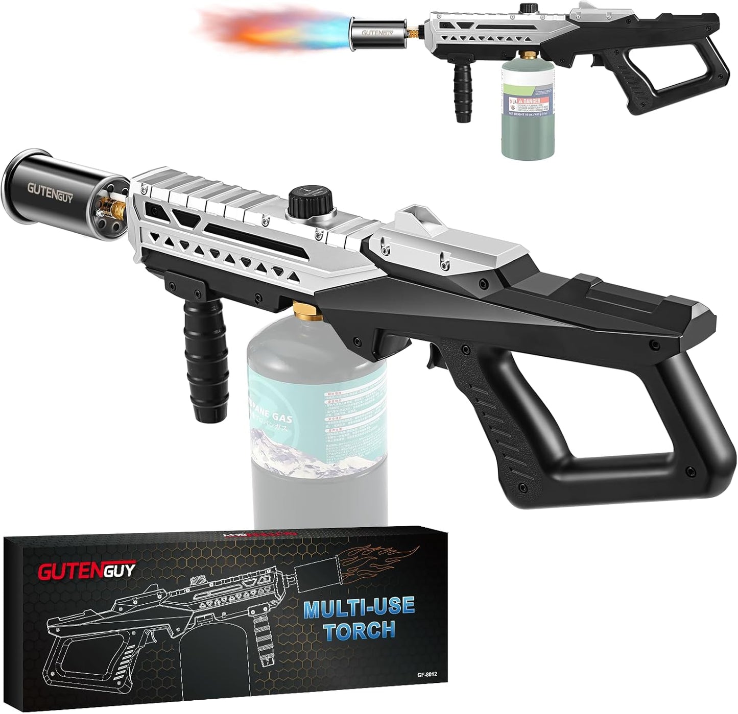 Powerful Propane Grill Torch Gun by Gutenguy for BBQ