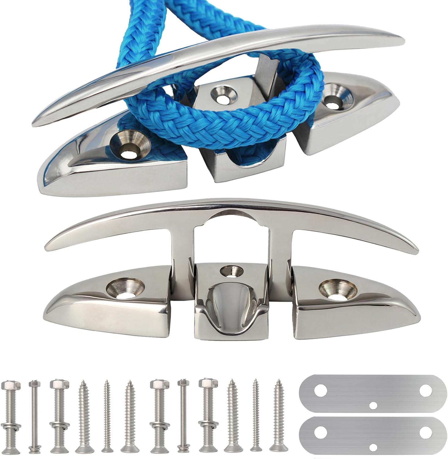 316 Stainless Steel Boat Folding Cleats for Dock and Boat Use