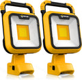 Work Light for Dewalt 20V Max Cordless 2 COB 64W 6400 Lumen - Portable