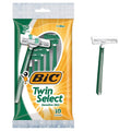 BIC Twin Select Disposable Razors for Sensitive Skin - 10 Pack