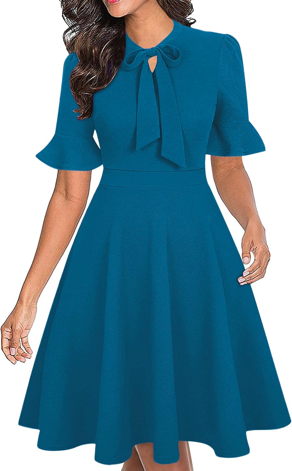 Women Summer Floral Ruffle Sleeve Dresses for Any Occasion