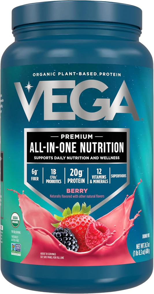 Vega All in One Nutrition Organic Protein Shake - 20g Vegan Protein
