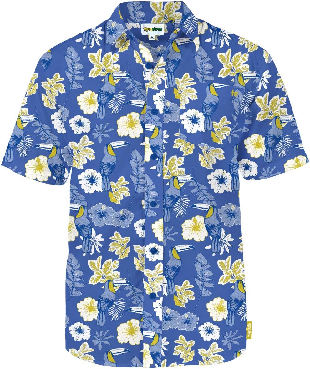 Tipsy Elves Hawaiian Shirts for Men - Perfect for Summer Fun