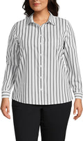 Lands' End Women's Pinwale Cord Long Sleeve Shirt (Style 7BGZ)