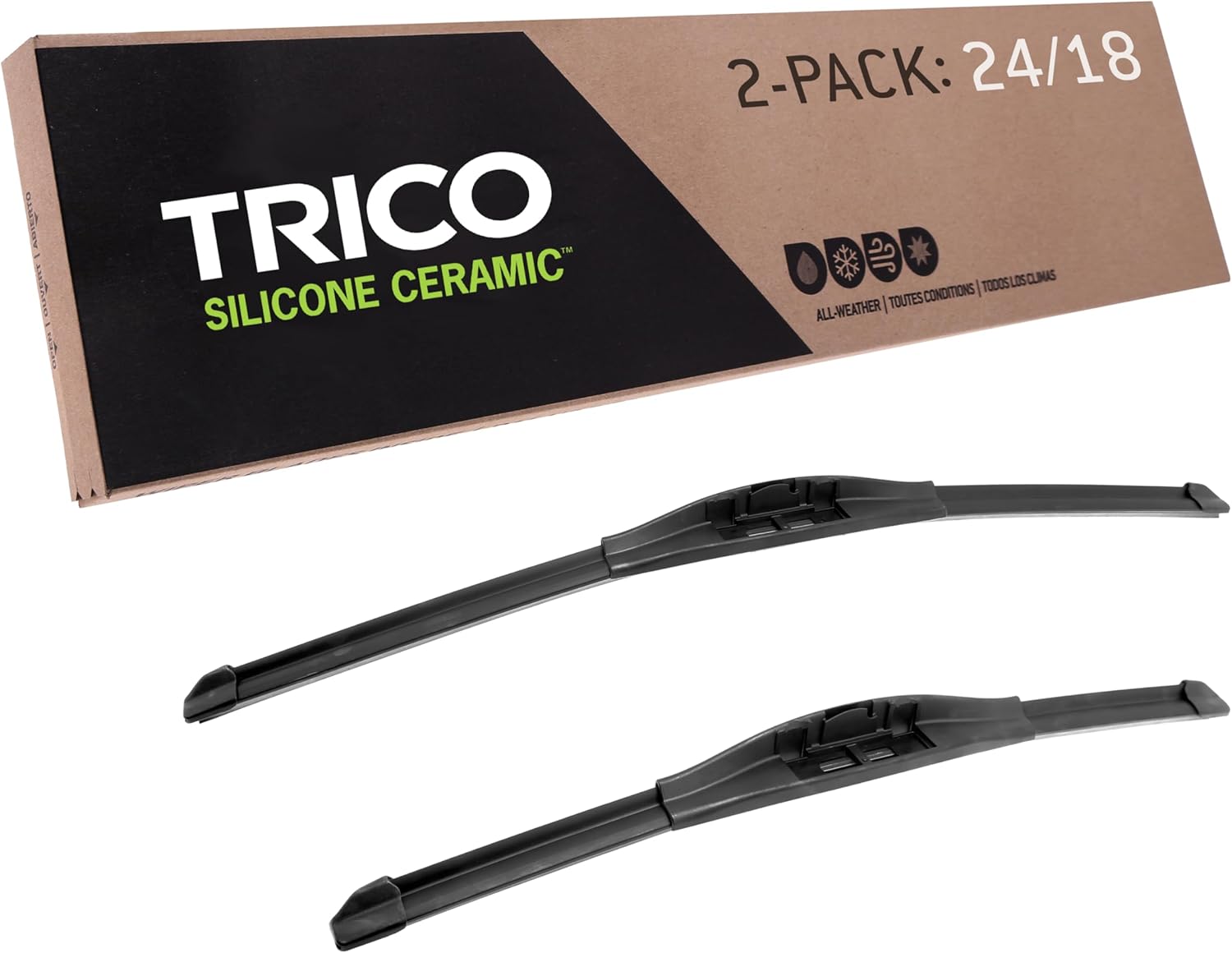 TRICO Silicone Ceramic Wiper Blades for Clear Visibility