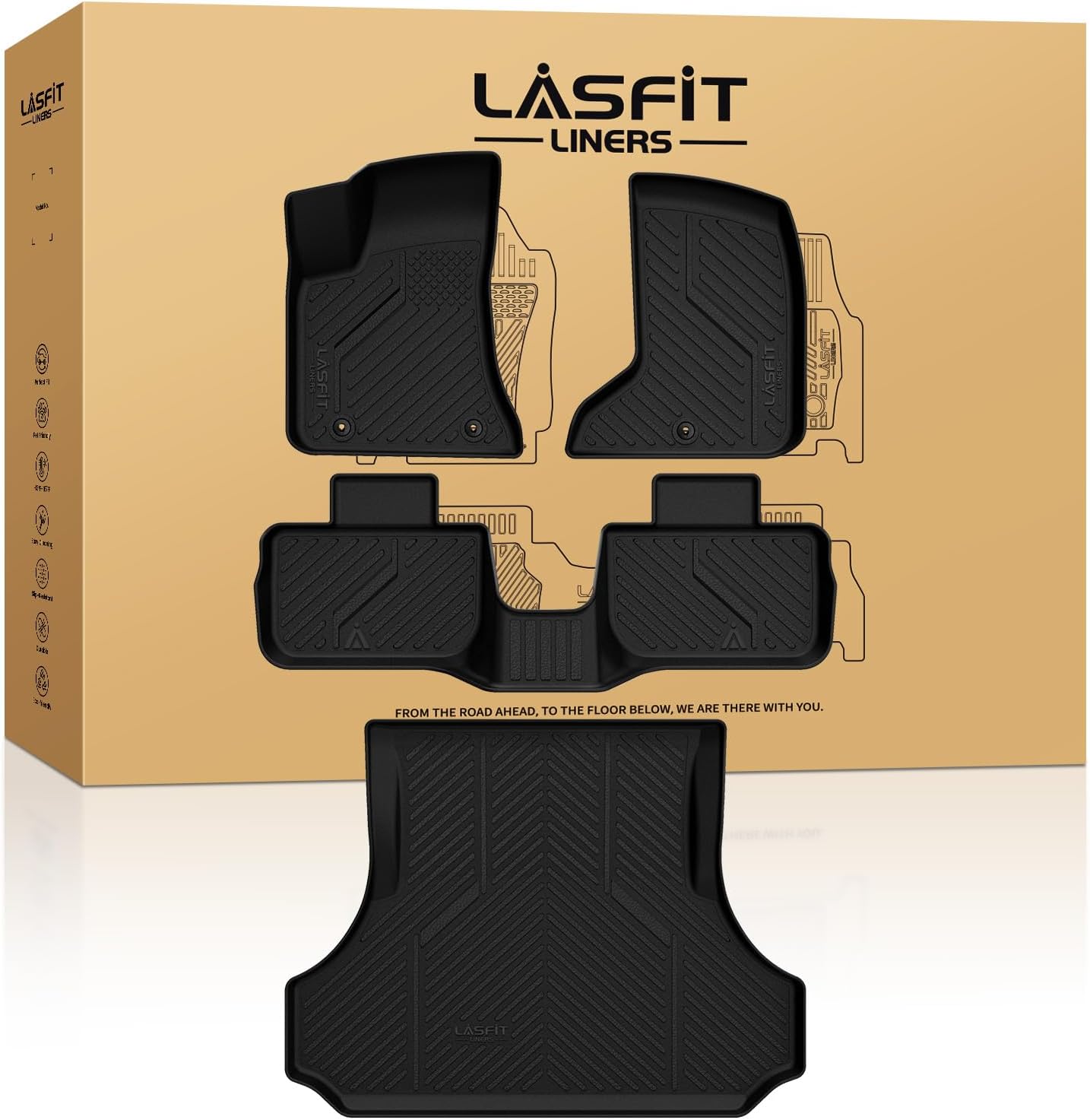 Custom Fit Floor Mats for Dodge Charger and Chrysler 300 AWD