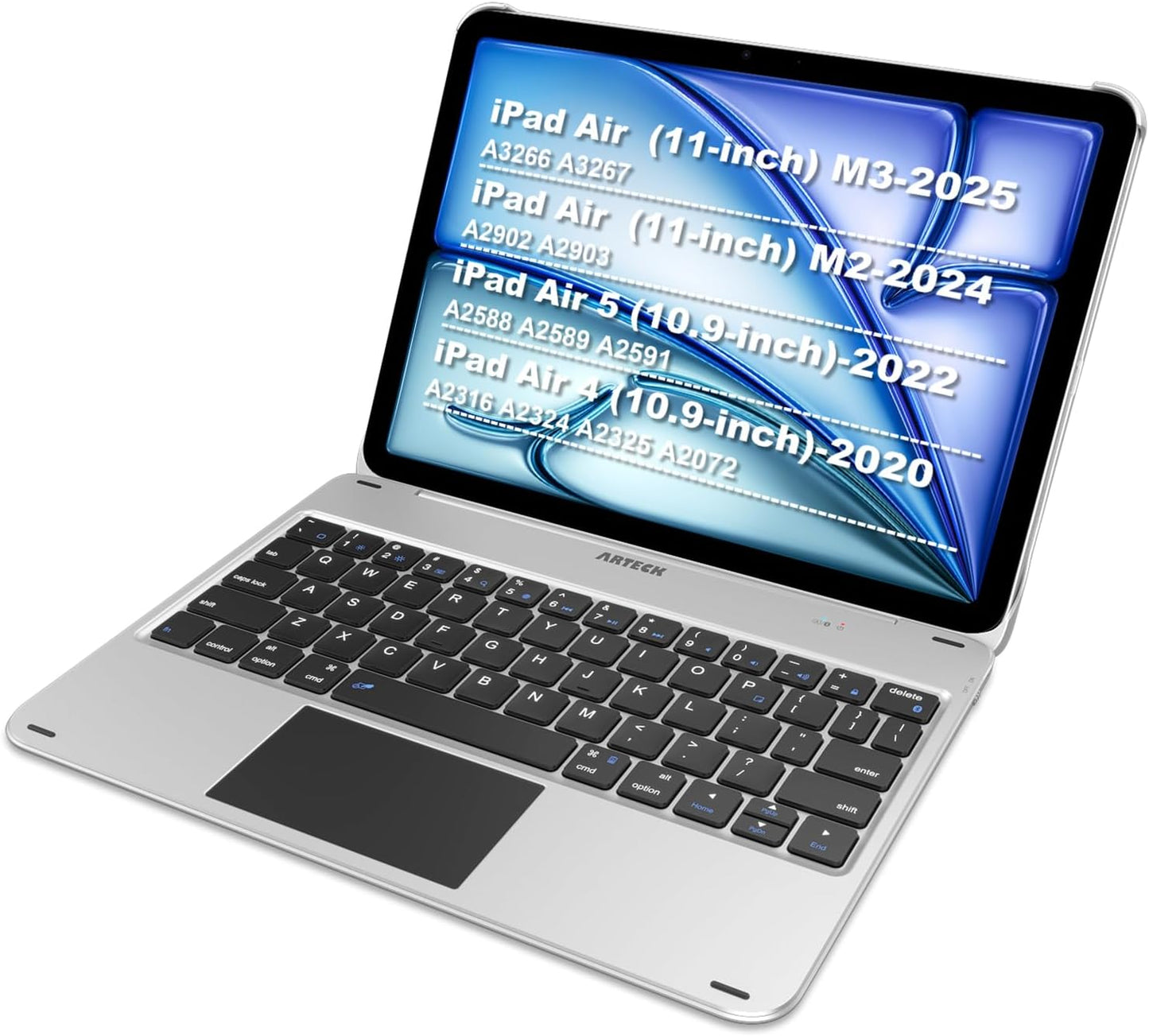 Arteck iPad Air 11-inch Keyboard Case with Trackpad for 2024/2025