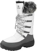 DREAM PAIRS Women's Warm Faux Fur Lined Mid-Calf Winter Snow Boots