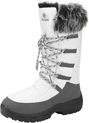 DREAM PAIRS Women's Warm Faux Fur Lined Mid-Calf Winter Boots