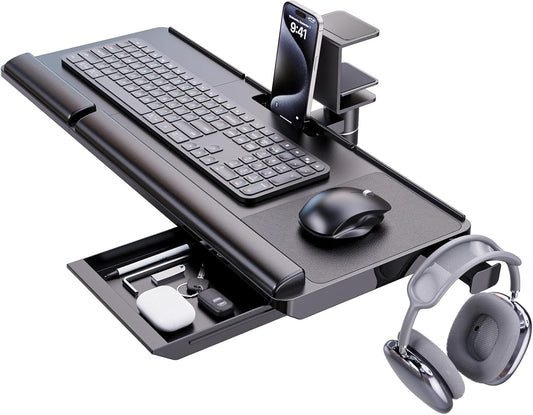 360 Rotation Keyboard Tray for Ergonomic Comfort!