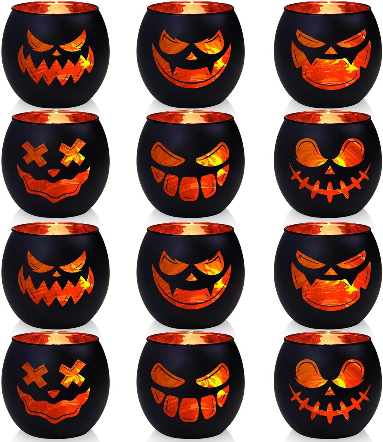 Black Halloween Table Centerpieces by SHMILMH - 12 PCS