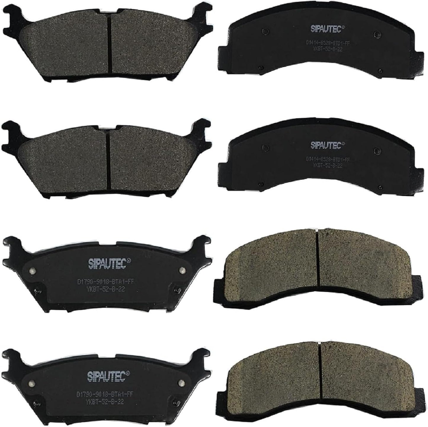 SIPAUTEC Ceramic Brake Pads for Ford Expedition and F-150