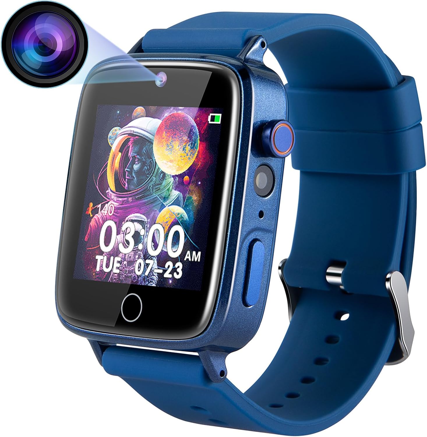 ZUODUN Kids Smartwatch - 26 Games, Camera, Pedometer, Flashlight - Ages 4-12 - Perfect Gift!