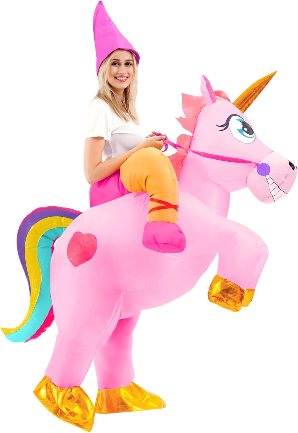 Spooktacular Creations Inflatable Unicorn Costume for Adults