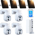 Solar Security Cameras Outdoor Wireless 4MP 4-Cam Kit - No