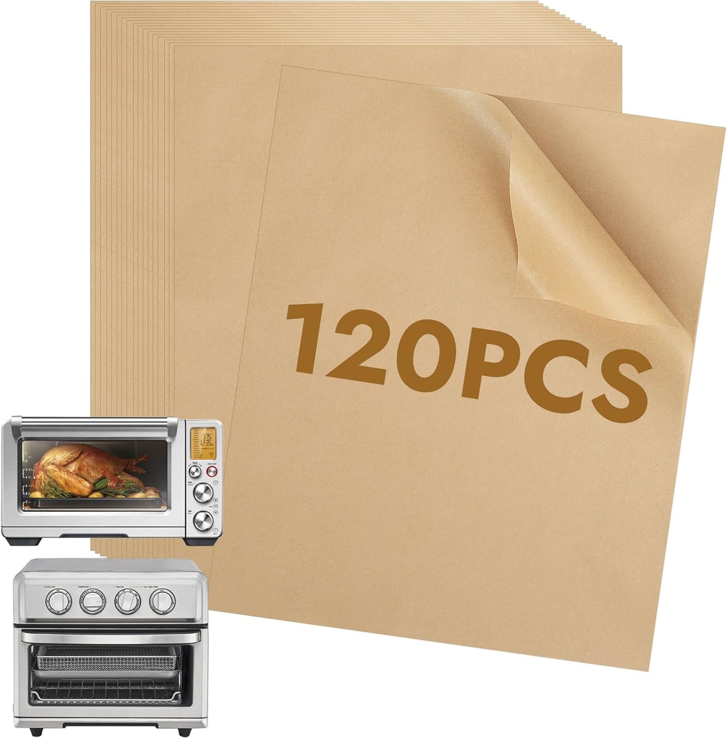 120pcs Air Fryer Parchment Liners - Perfect for Breville & Cuisinart