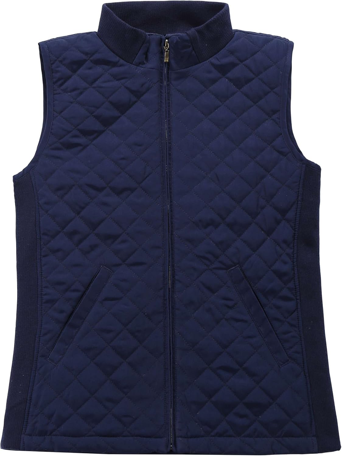 Bienzoe Women Quilted Casual Vest: Lightweight Packable Jacket