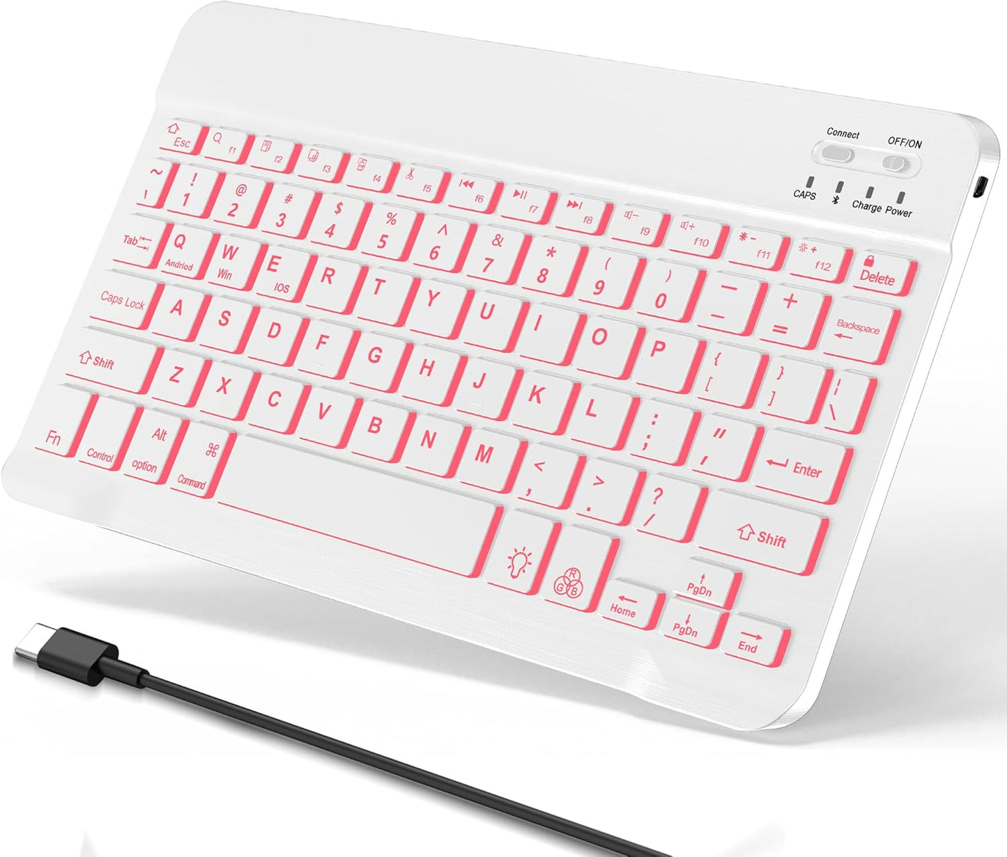 D DINGRICH Wireless Keyboard - Multi-Device Glow