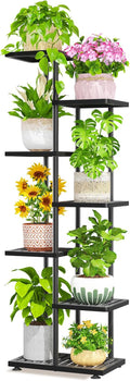 6 Tier Plant Stand for Large Planters - Stable Vertical Plant Rack